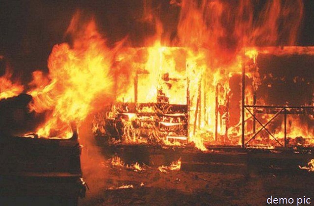 दर्दनाक हादसा, मुजफ्फरपुर में शॉर्ट सर्किट से घर में लगी आग, जिंदा जल मरी वृद्धा, 5 लाख से अधिक की संपत्ति भी हुई राख